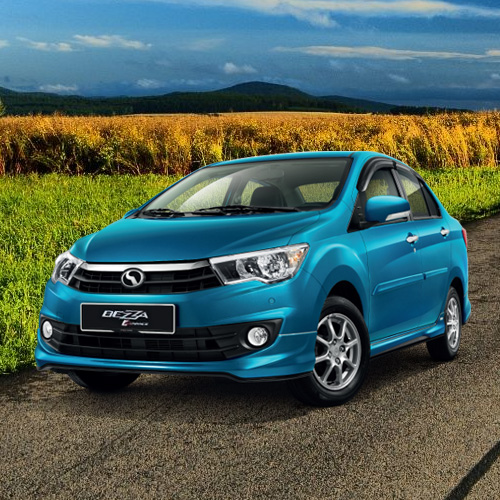 kereta sewa perodua bezza kuching