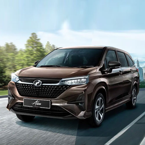 kereta sewa perodua alza kuching